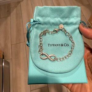 Tiffany & Co. Silver Infinity Chain Bracelet